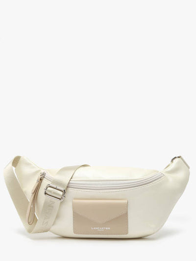 Sac banane Zippé Maya Lancaster 517-85 Blanc Nacré