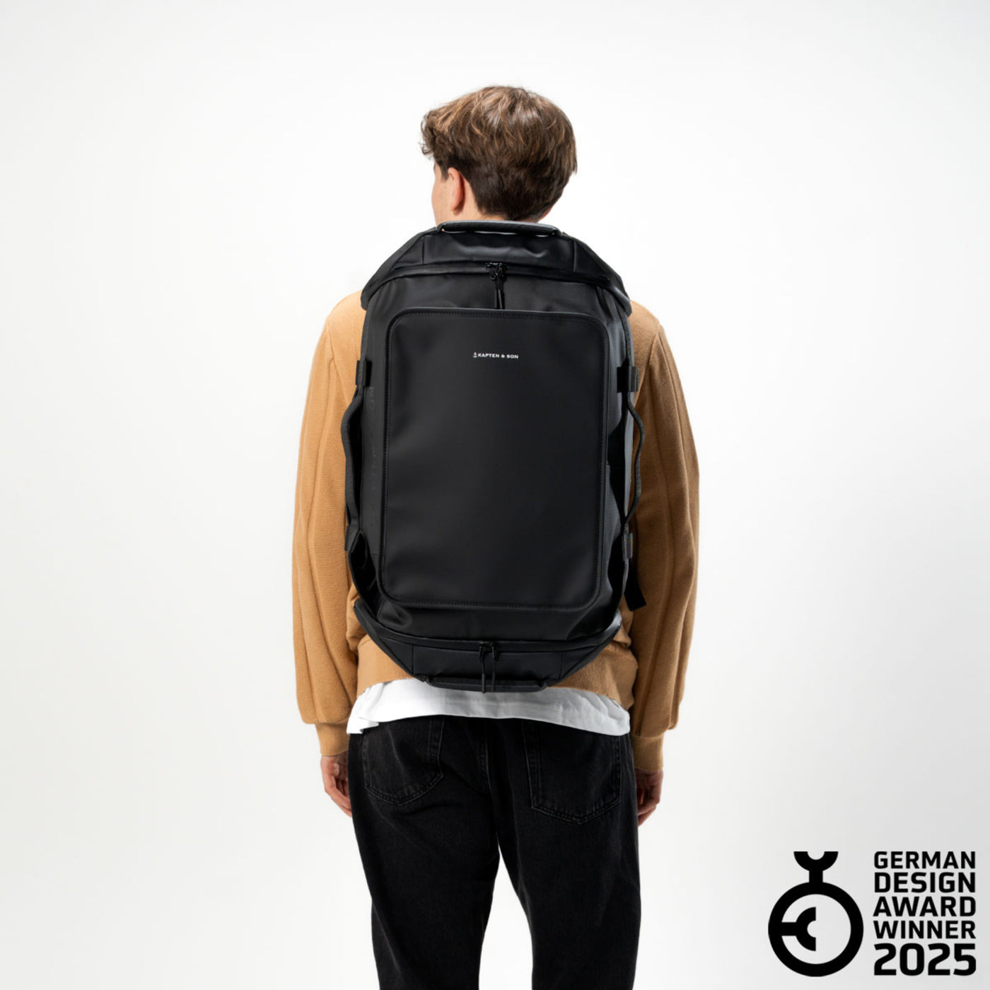 Sac à dos Kapten & Son Lisbon Duffle Backpack All Black