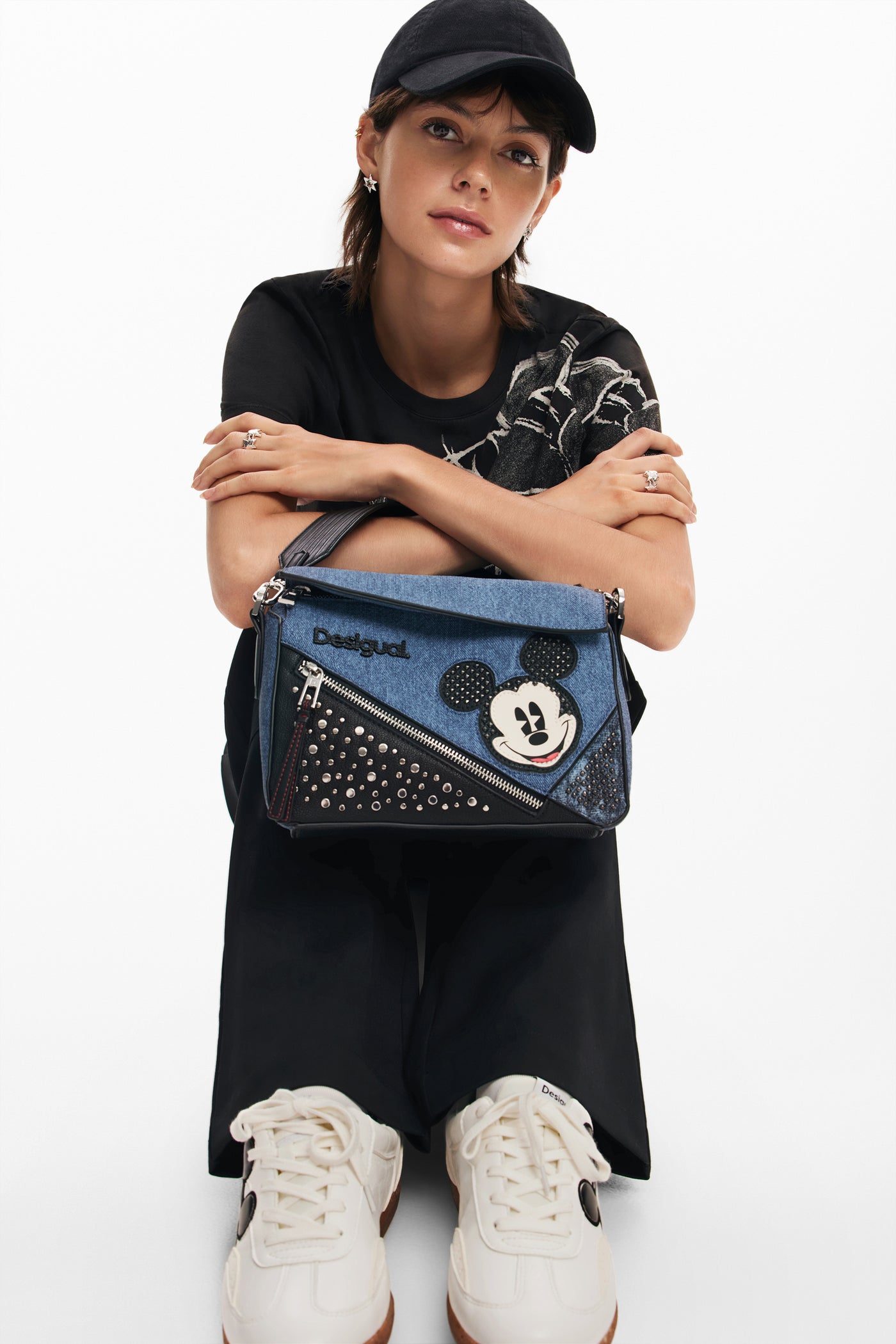 Sac Bandoulière Desigual 24WAXP85 Bleu