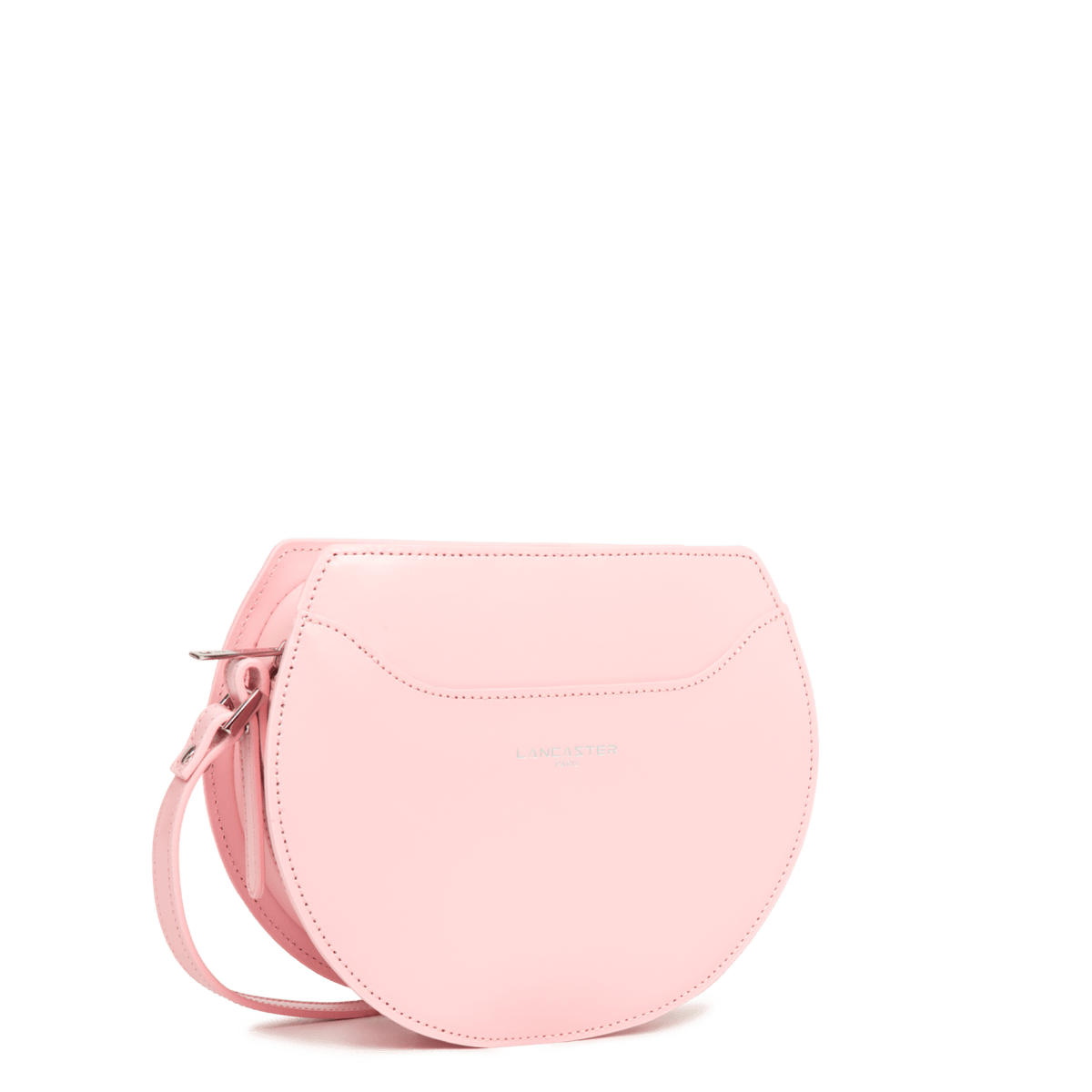 Sac demi lune Zippé Suave Lune Lancaster 433-32 Rose Fumé