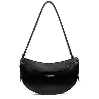 Sac demi lune Zippé Suave Lune Lancaster 433-33 Noir