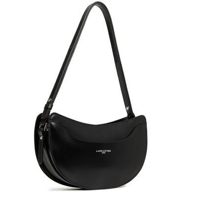 Sac demi lune Zippé Suave Lune Lancaster 433-33 Noir