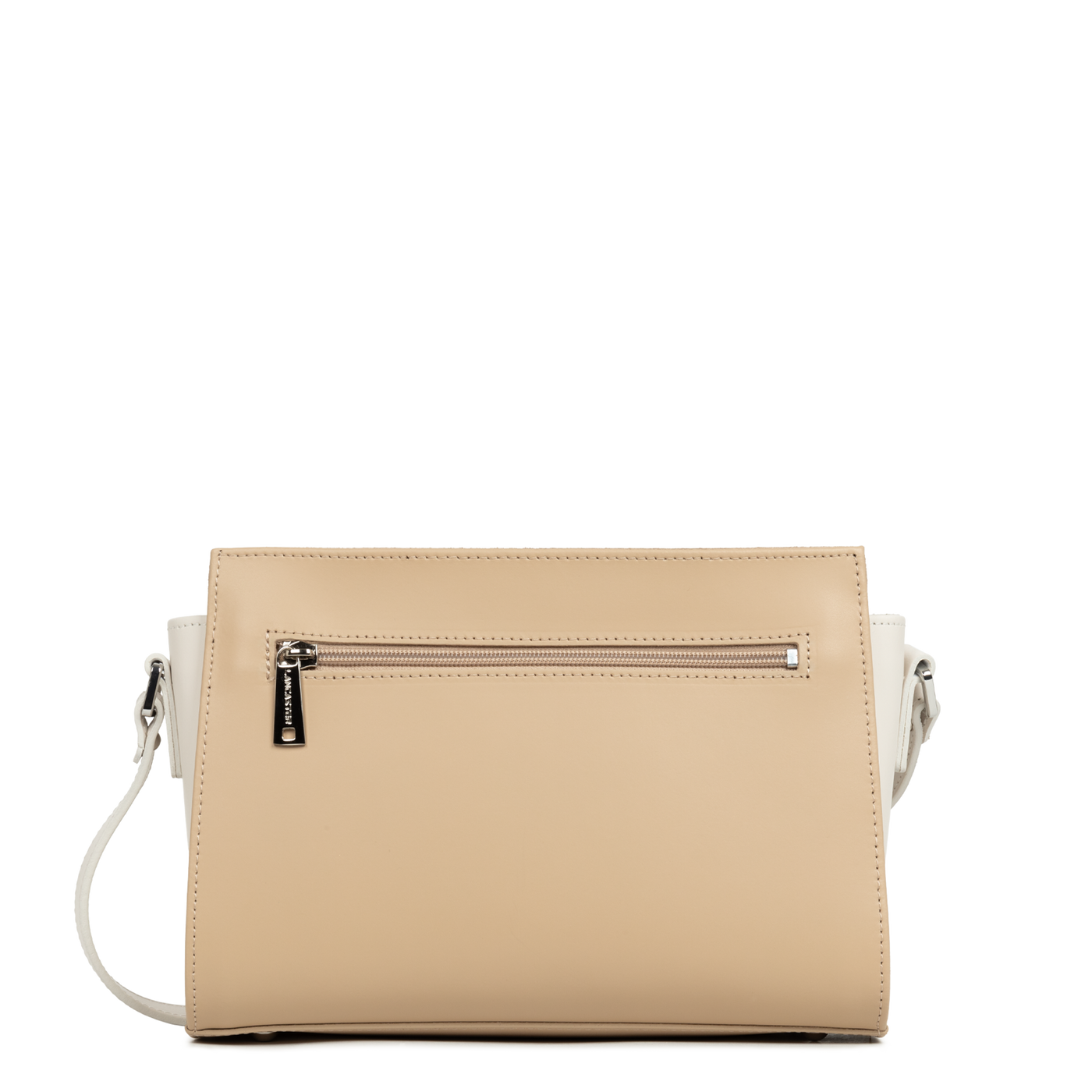 Sac trotteur Zippée S Smooth Lancaster 437-02 Beige - Ecru