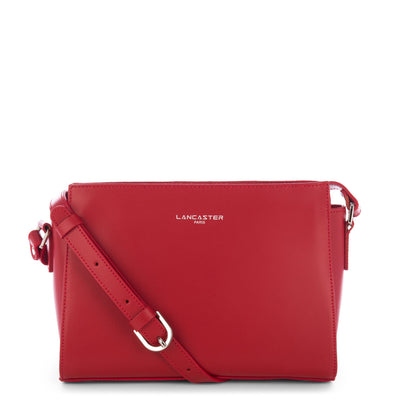 Sac trotteur Zippée S Smooth Lancaster 437-02 Rouge