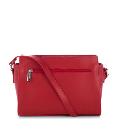 Sac trotteur Zippée S Smooth Lancaster 437-02 Rouge