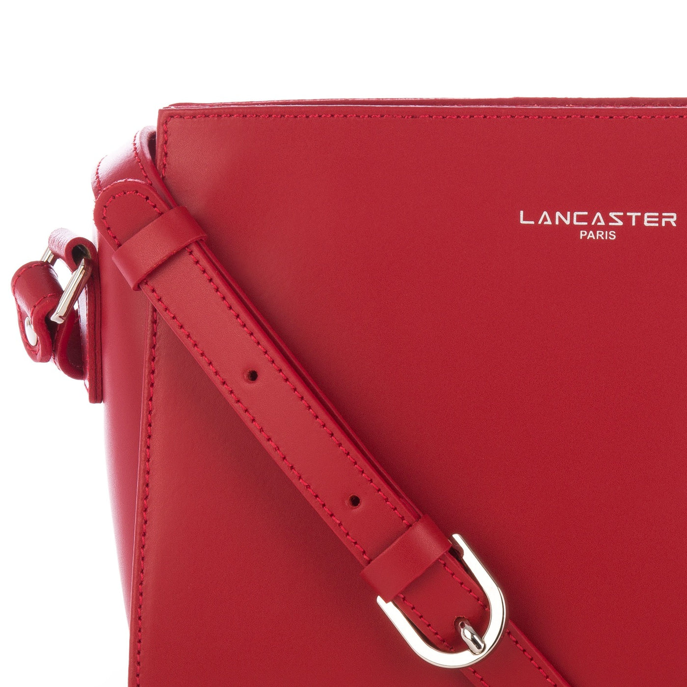 Sac trotteur Zippée S Smooth Lancaster 437-02 Rouge