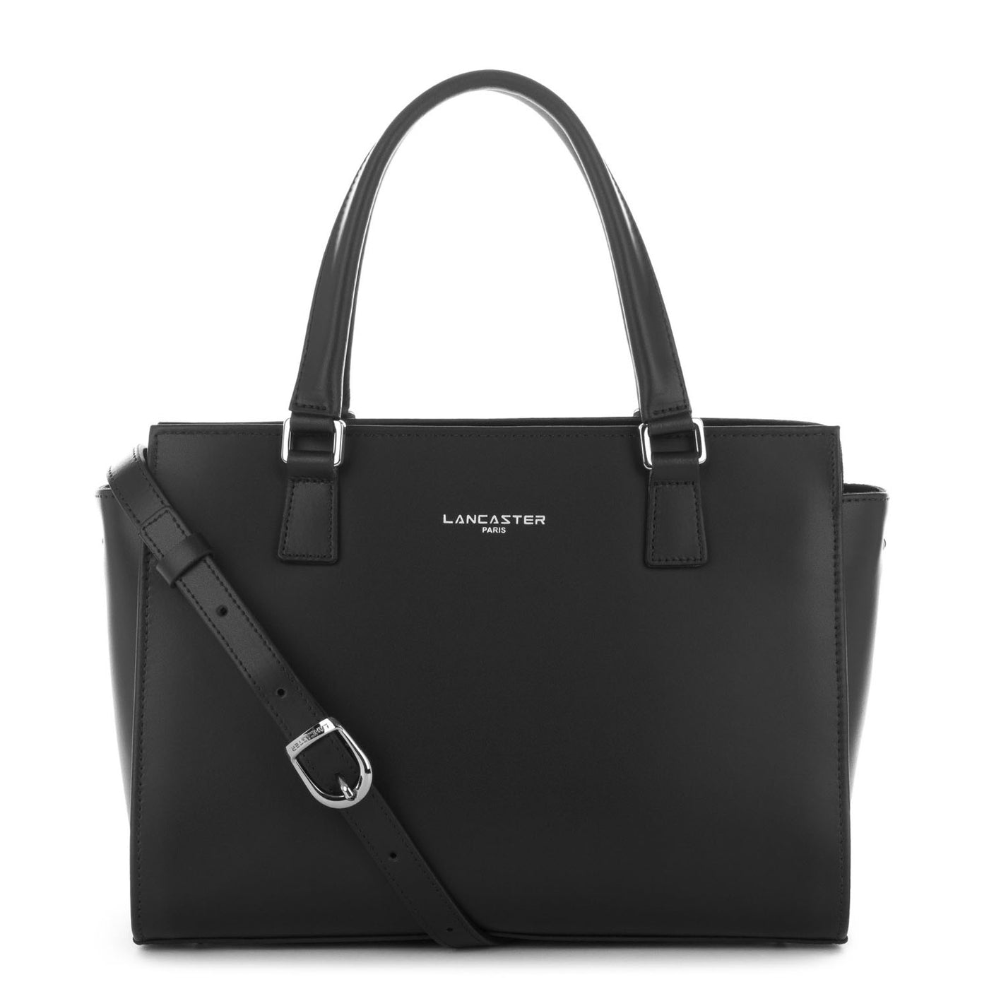 Sac à main Zippée M Smooth Lancaster 437-03 Noir