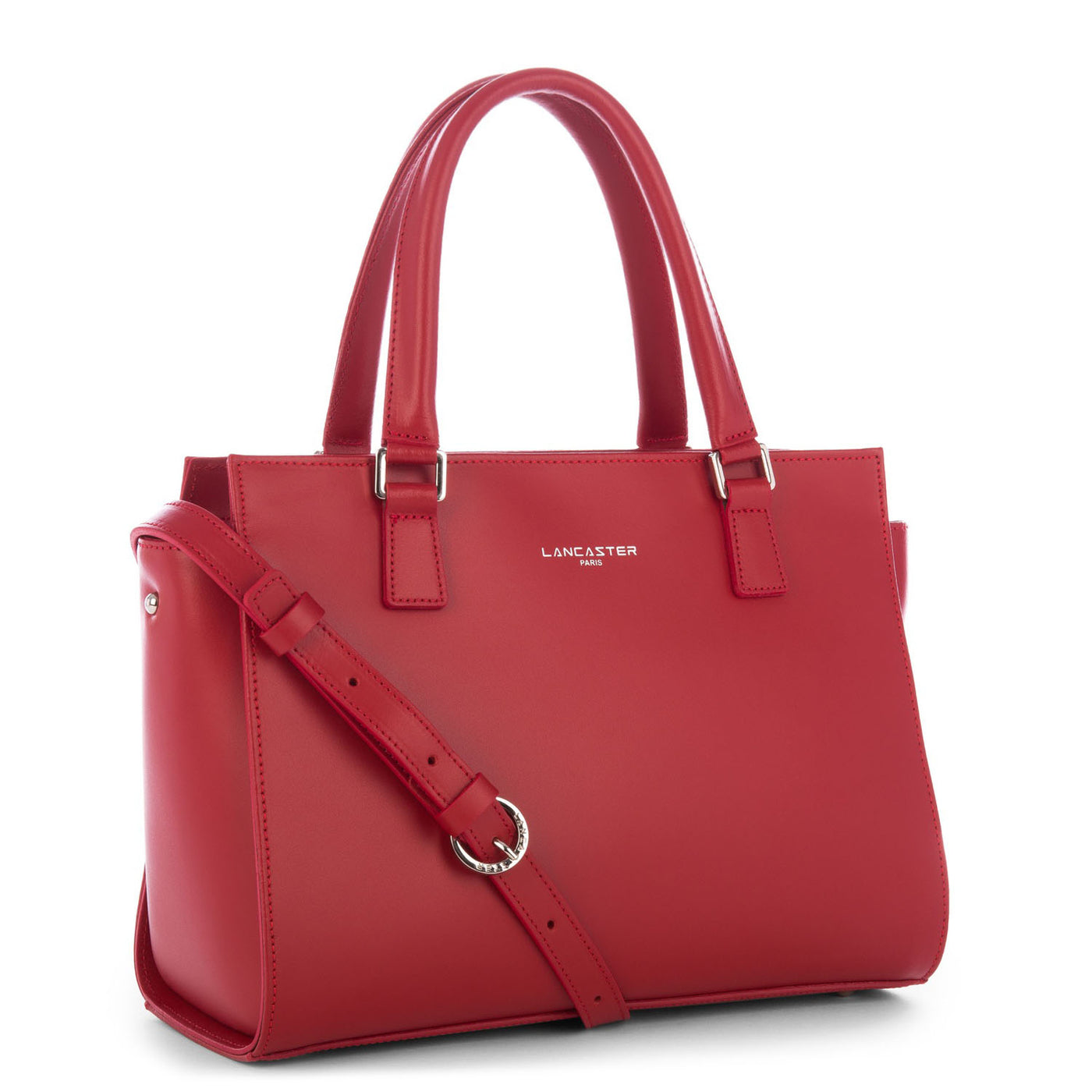 Sac à main Zippée M Smooth Lancaster 437-03 Rouge