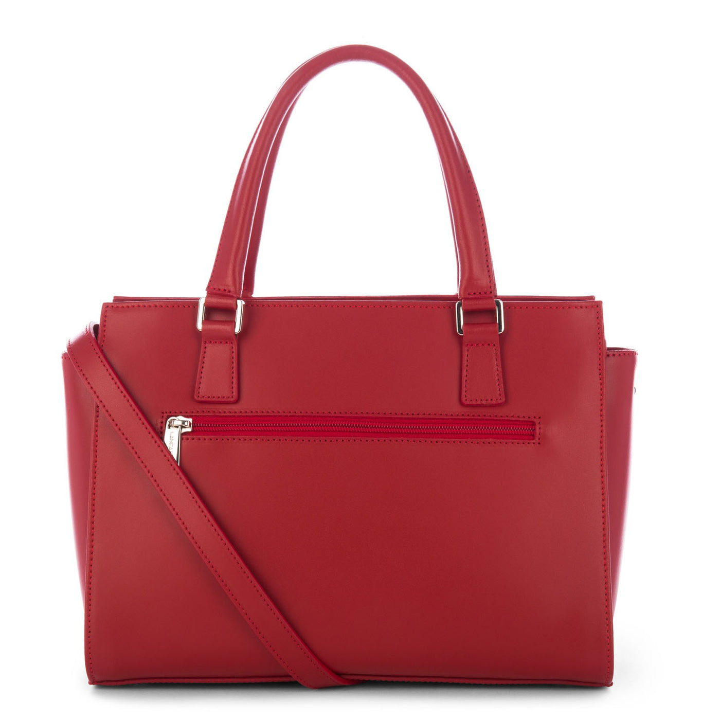 Sac à main Zippée M Smooth Lancaster 437-03 Rouge