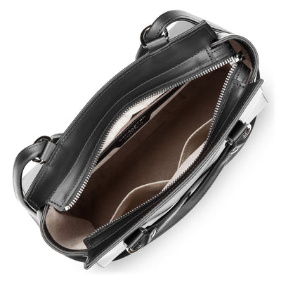 Sac à dos multi-fonction Zippée Smooth Lancaster 437-21 Noir