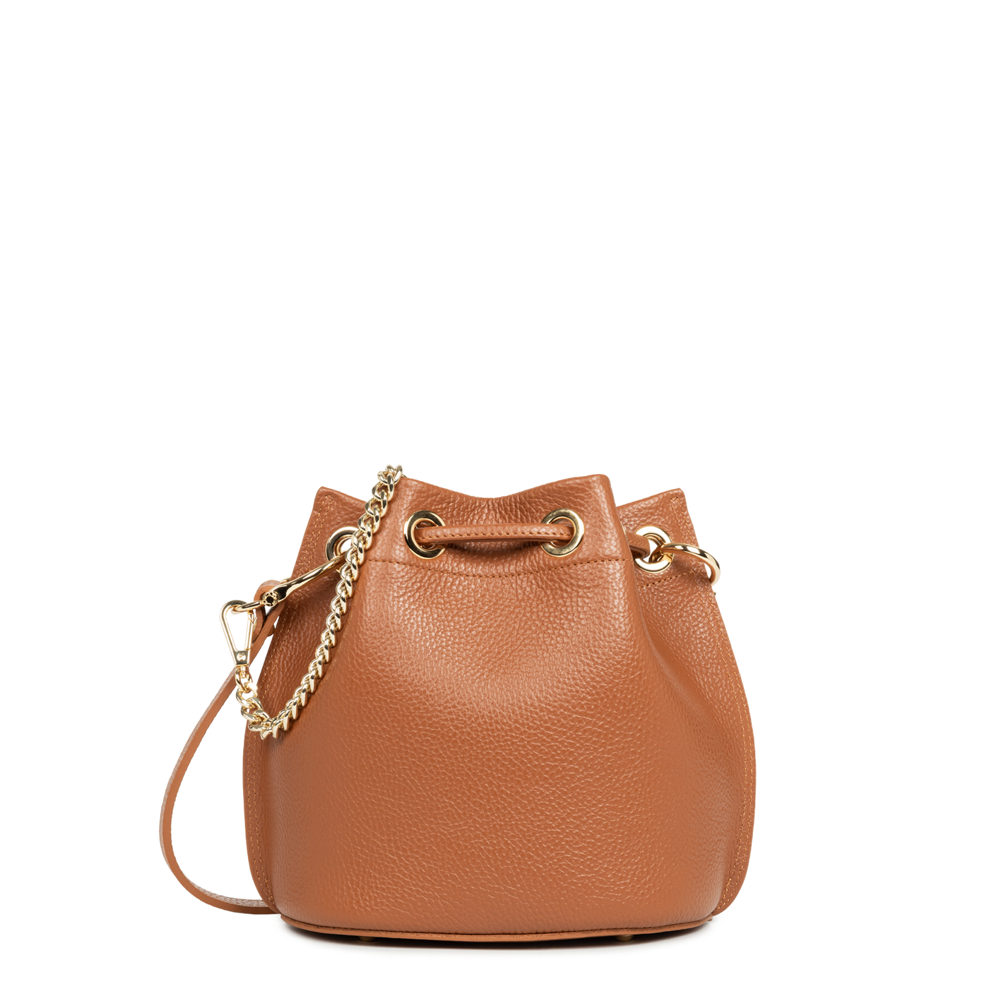 Sac bourse A lacets coulissants S Alba Double Lancaster 470-80 Camel - In - Orange