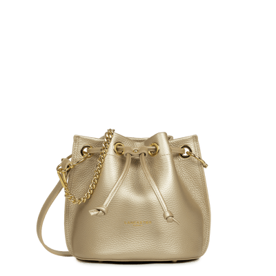 Sac bourse A lacets coulissants S Alba Double Lancaster 470-80 Champagne - In - Nude