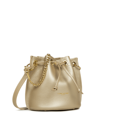 Sac bourse A lacets coulissants S Alba Double Lancaster 470-80 Champagne - In - Nude