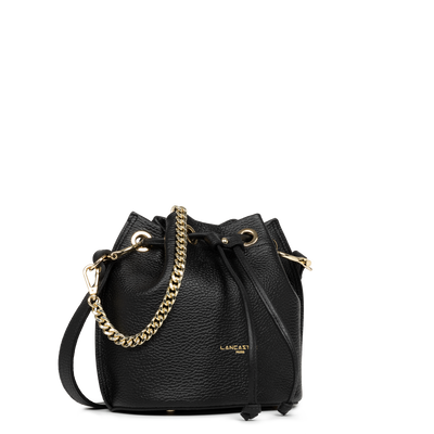 Sac bourse A lacets coulissants S Alba Double Lancaster 470-80 Noir - In - Nude