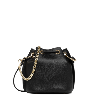 Sac bourse A lacets coulissants S Alba Double Lancaster 470-80 Noir - In - Nude