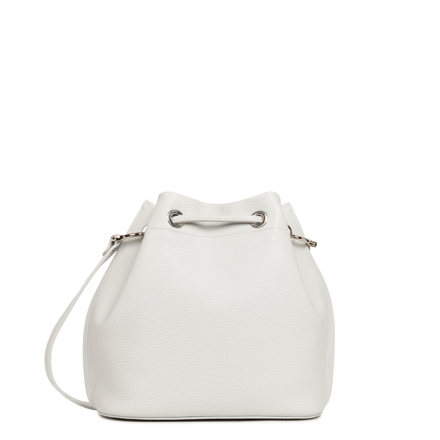 Sac bourse A lacets coulissants M Alba Double Lancaster 470-81 Gris Clair - In - Argent