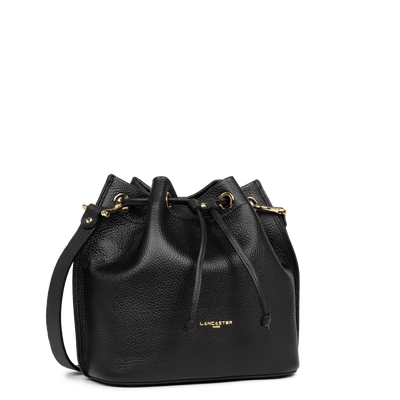 Sac bourse A lacets coulissants M Alba Double Lancaster 470-81 Noir - In - Nude