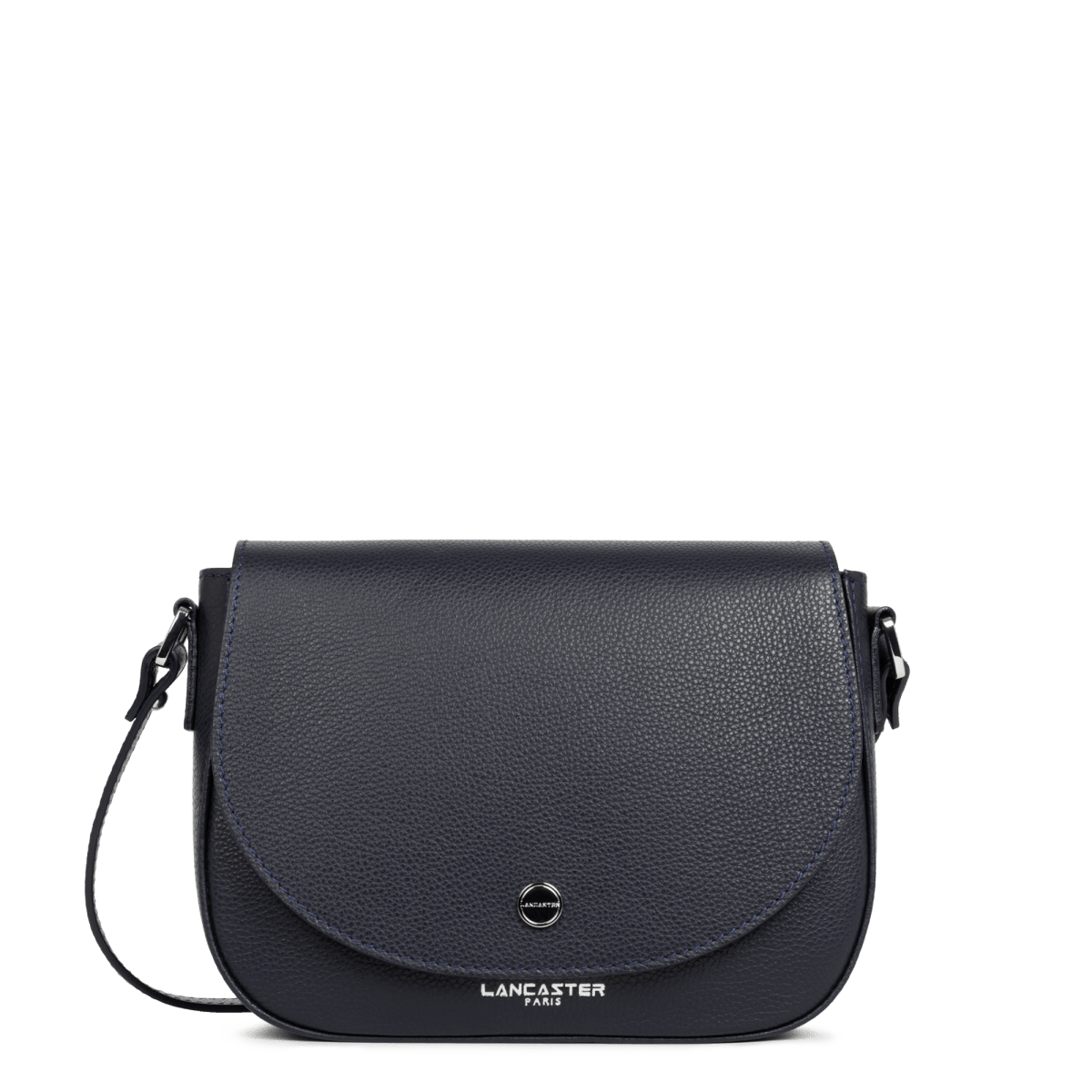 Sac trotteur A rabat aimanté Milano Bao Lancaster 480-009 Bleu Foncé