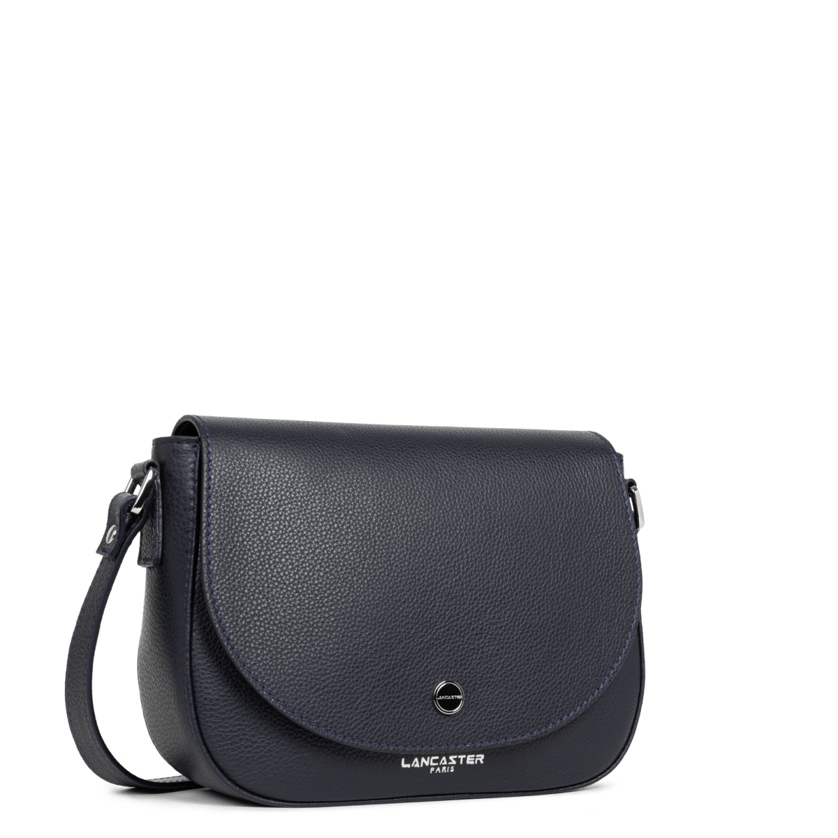 Sac trotteur A rabat aimanté Milano Bao Lancaster 480-009 Bleu Foncé