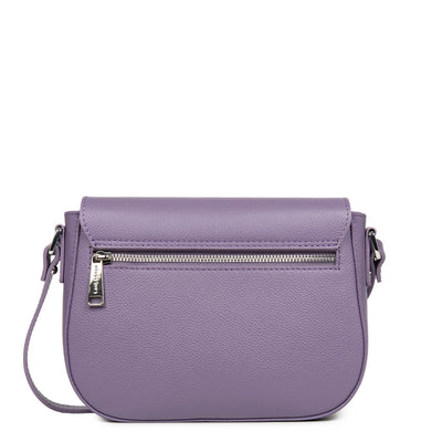 Sac trotteur A rabat aimanté Bao Lancaster 480-009 Mauve Foncé