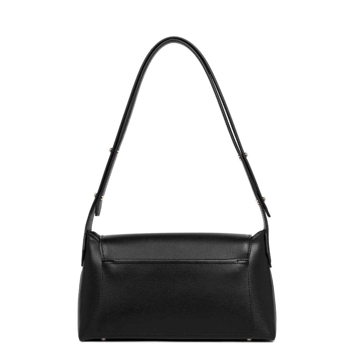 Sac besace A rabat avec fermoir Zoé 2.0 Lancaster 480-012 Noir