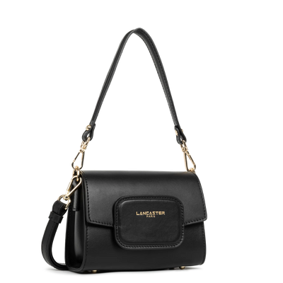 Sac trotteur A rabat aimanté Mini Paris PAD Lancaster 480-059 Noir