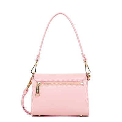 Sac trotteur A rabat aimanté Mini Paris PAD Lancaster 480-059 Rose Fumé