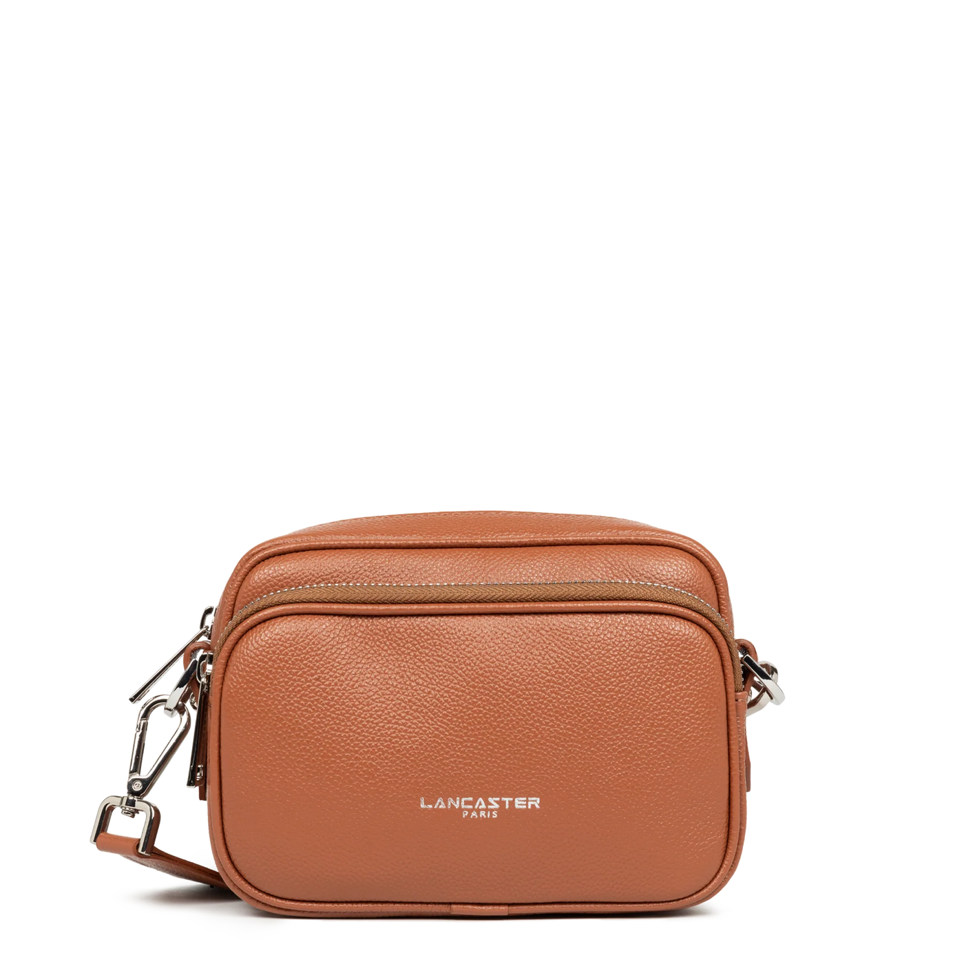 Sac trotteur Double Zip Milano Ama Lancaster 480-061 Camel