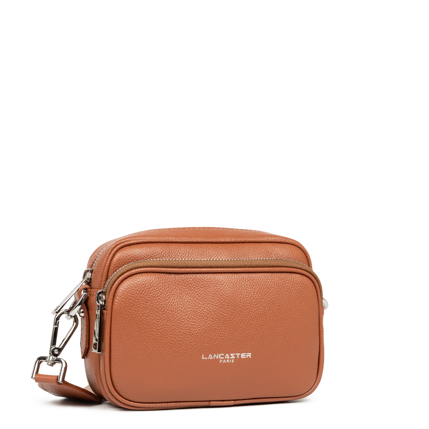 Sac trotteur Double Zip Milano Ama Lancaster 480-061 Camel