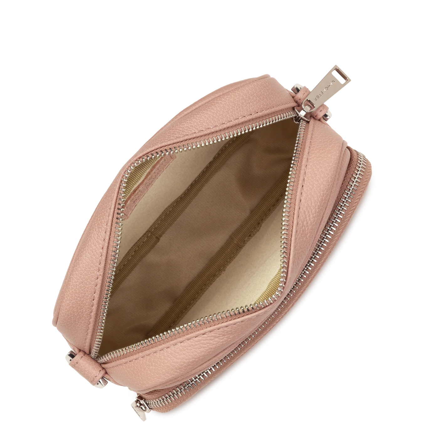 Sac trotteur Double Zip Milano Ama Lancaster 480-061 Nude