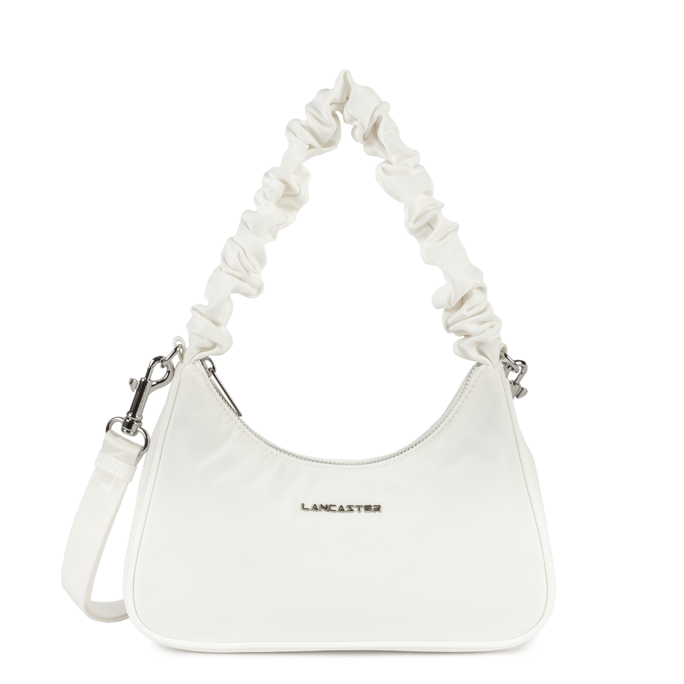 Sac baguette Zippé S Basic Chouchou Lancaster 510-68 Blanc