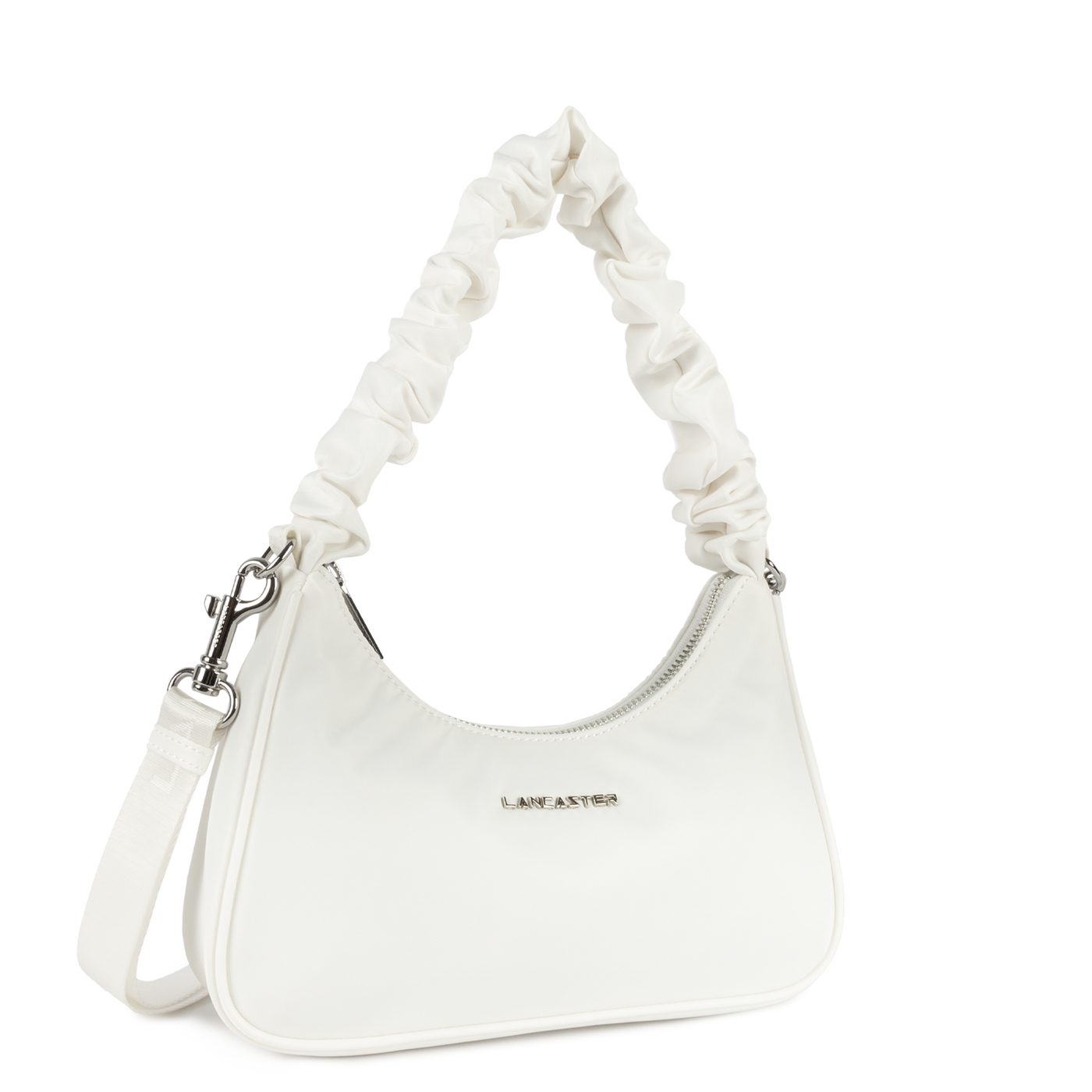 Sac baguette Zippé S Basic Chouchou Lancaster 510-68 Blanc