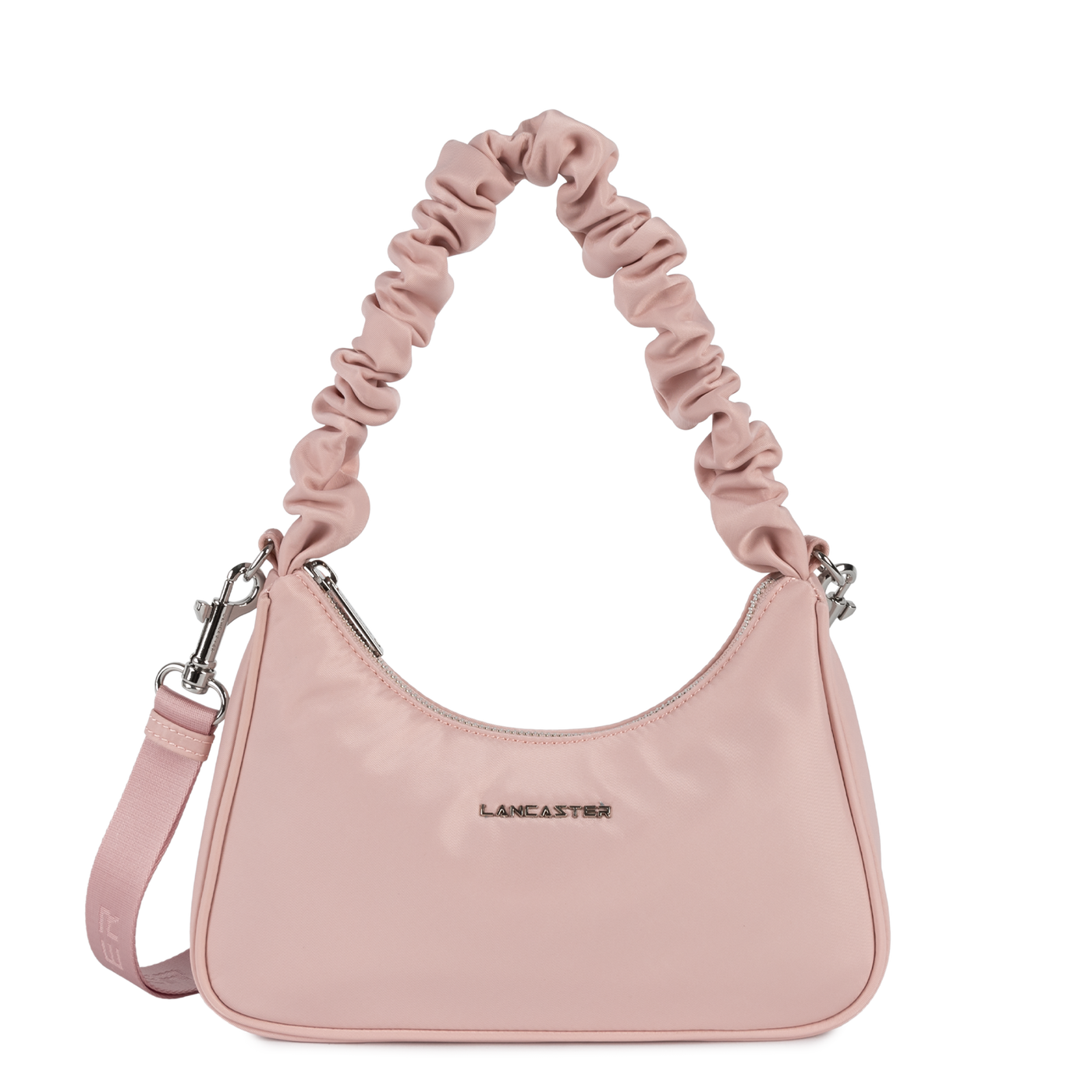 Sac baguette Zippé S Basic Chouchou Lancaster 510-68 Rose Fumé