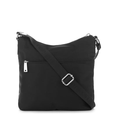 Sac trotteur Zippée Basic Pompon Lancaster 514-37 Noir