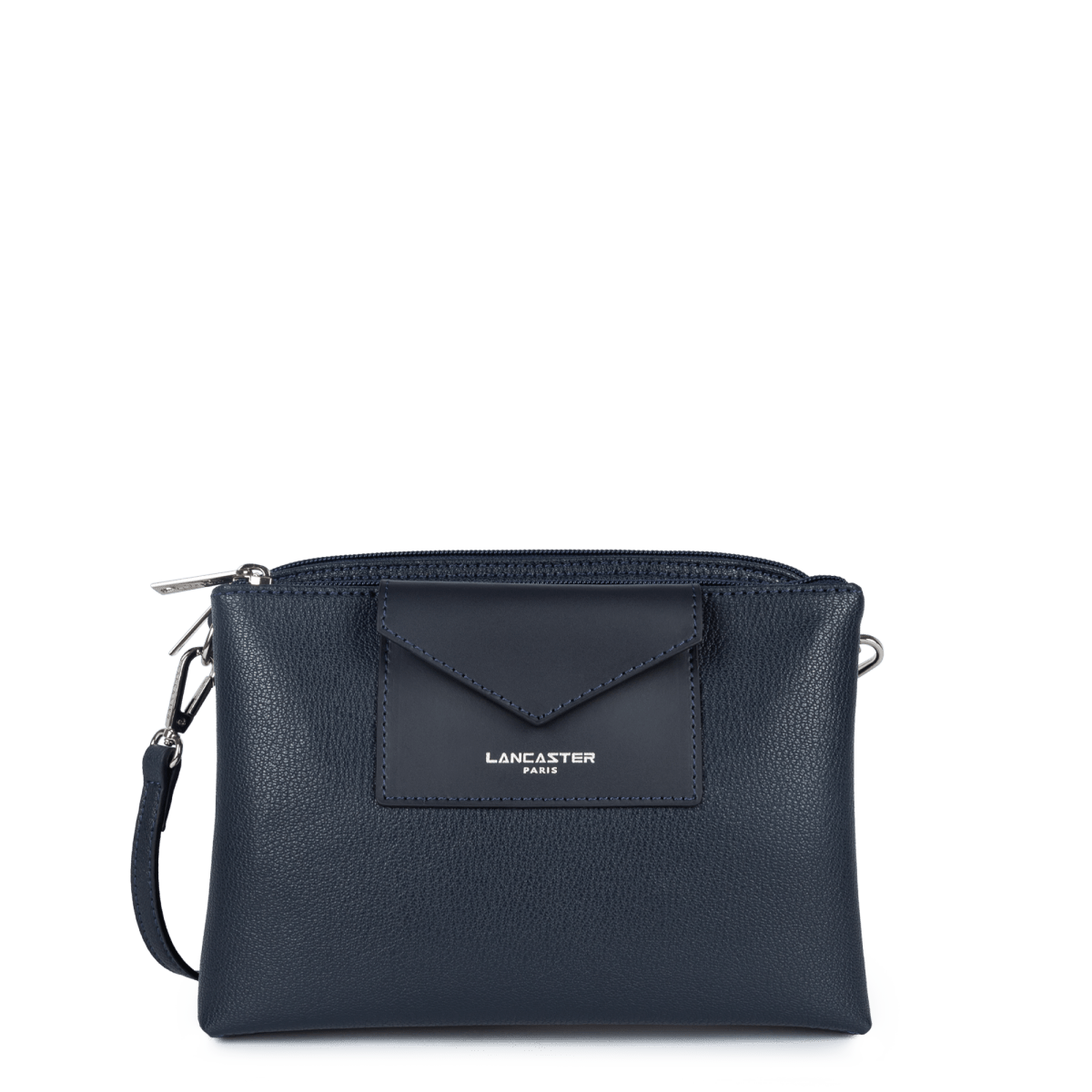 Pochette Zippé Maya Lancaster 517-100 Bleu Foncé