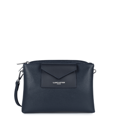 Pochette Zippé Maya Lancaster 517-100 Bleu Foncé