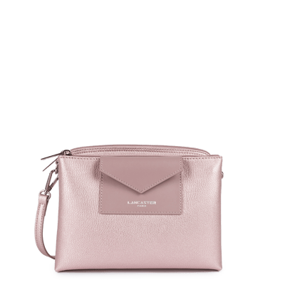 Pochette Zippé Maya Lancaster 517-100 Rose Nacré