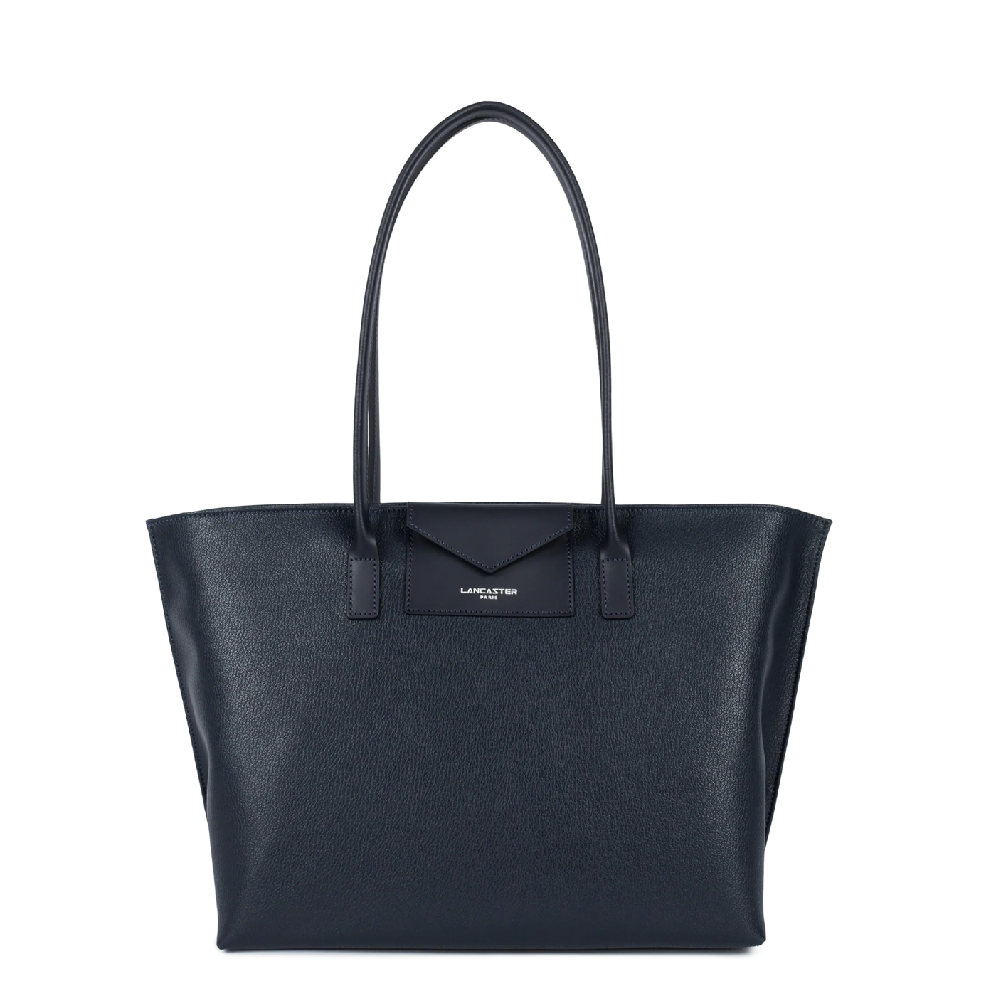 Sac cabas épaule Zippée L Maya Lancaster 517-20 Bleu Foncé