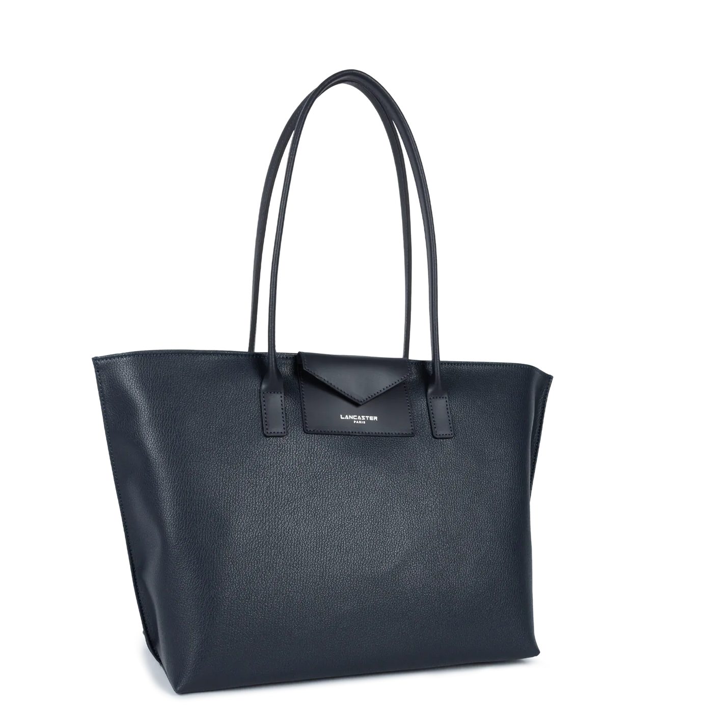 Sac cabas épaule Zippée L Maya Lancaster 517-20 Bleu Foncé