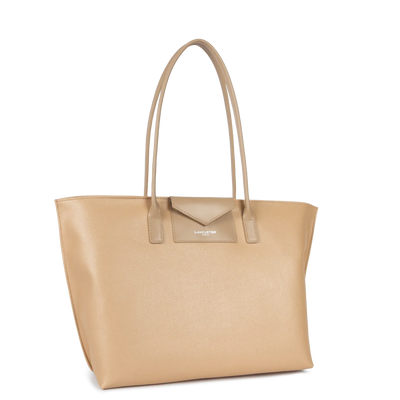 Sac cabas épaule Zippée L Maya KBA Lancaster 517-20 Champagne