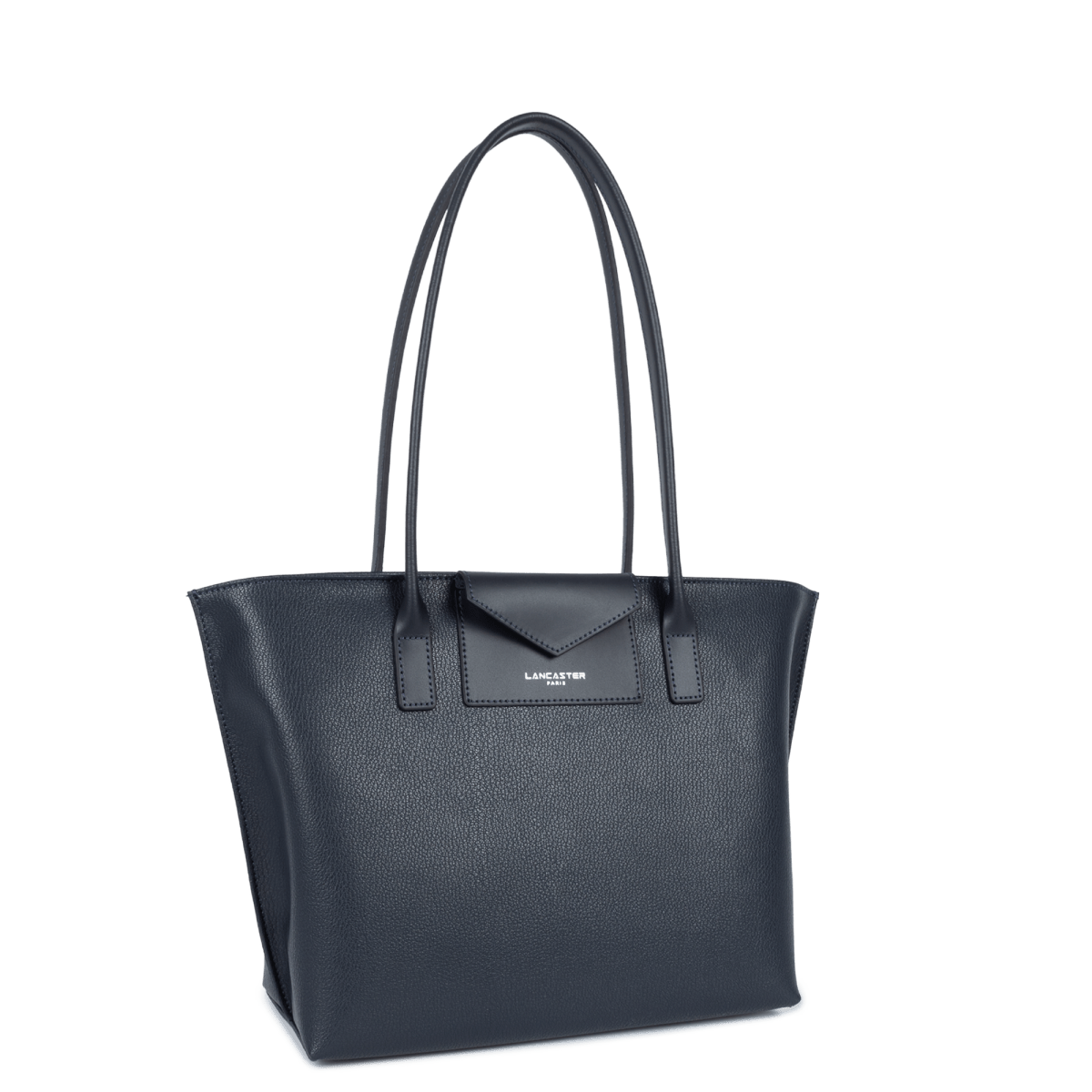 Sac cabas épaule Zippée M Maya Lancaster 517-29 Bleu Foncé