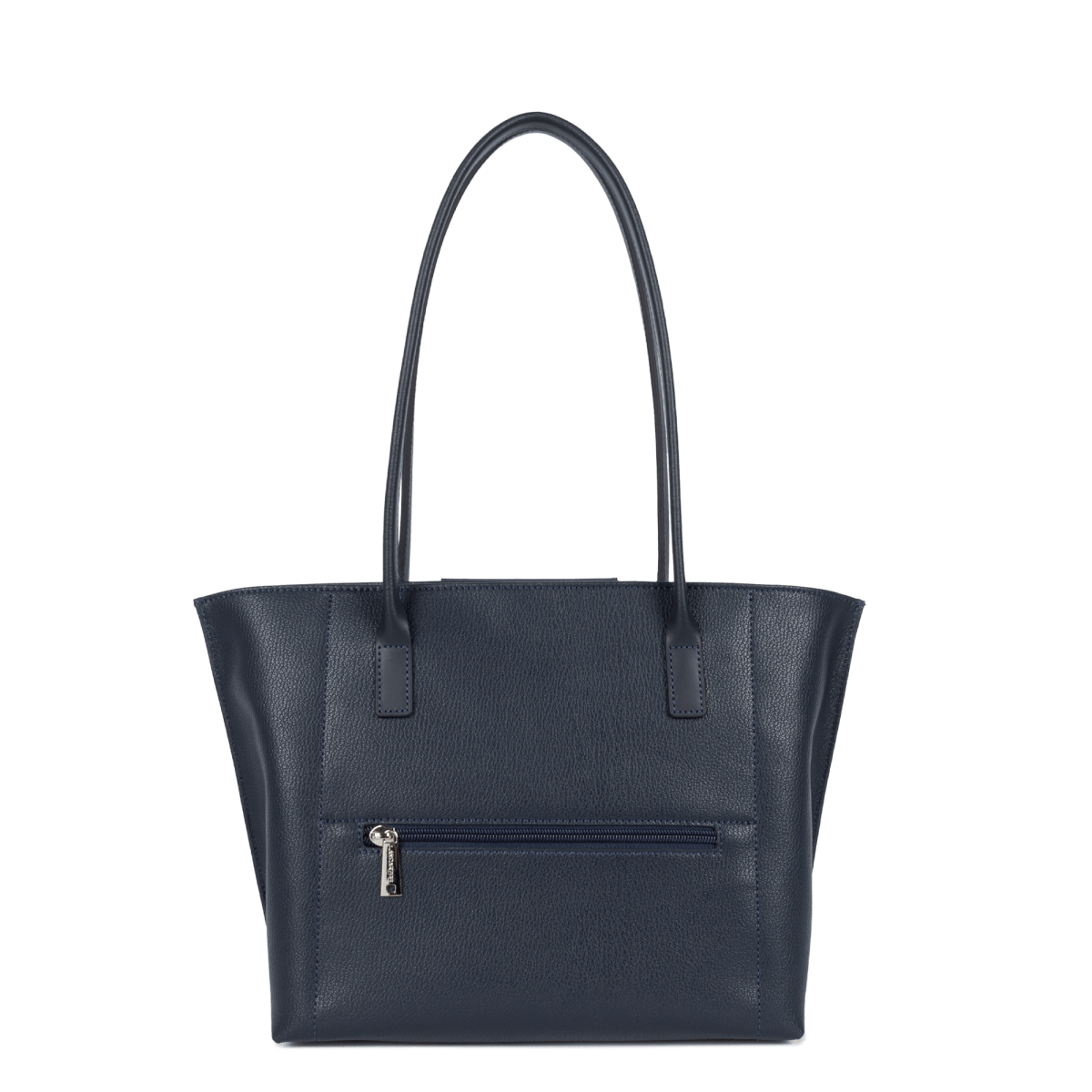 Sac cabas épaule Zippée M Maya Lancaster 517-29 Bleu Foncé