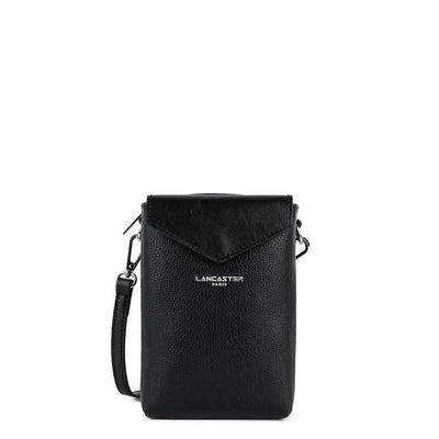 Pochette smartphone Double Zip Maya Lancaster 517-86 Noir