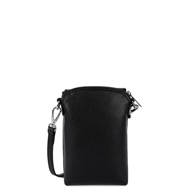 Pochette smartphone Double Zip Maya Lancaster 517-86 Noir