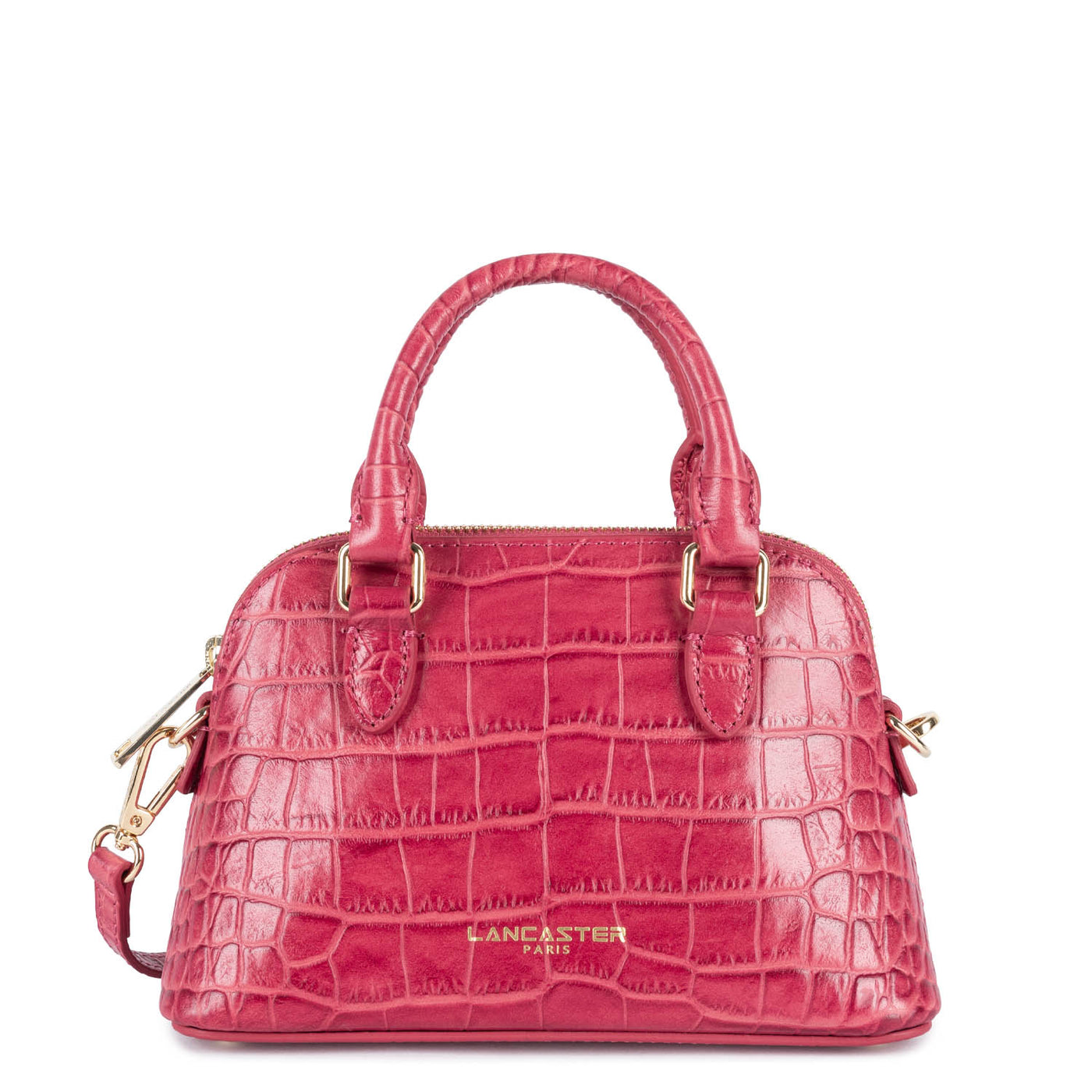 Sac demi lune Zippée S Exo Lancaster 524-104 Fuxia Foncé