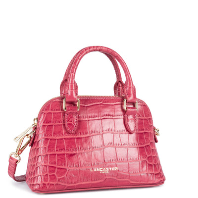 Sac demi lune Zippée S Exo Lancaster 524-104 Fuxia Foncé