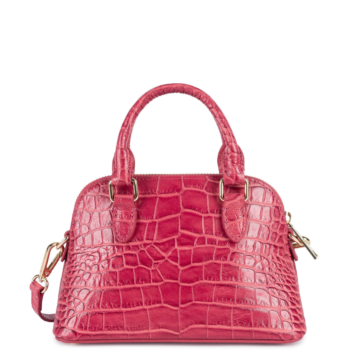 Sac demi lune Zippée S Exo Lancaster 524-104 Fuxia Foncé