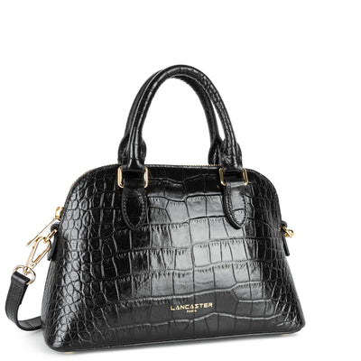 Sac demi lune Zippée M Exo Lancaster 524-105 Noir