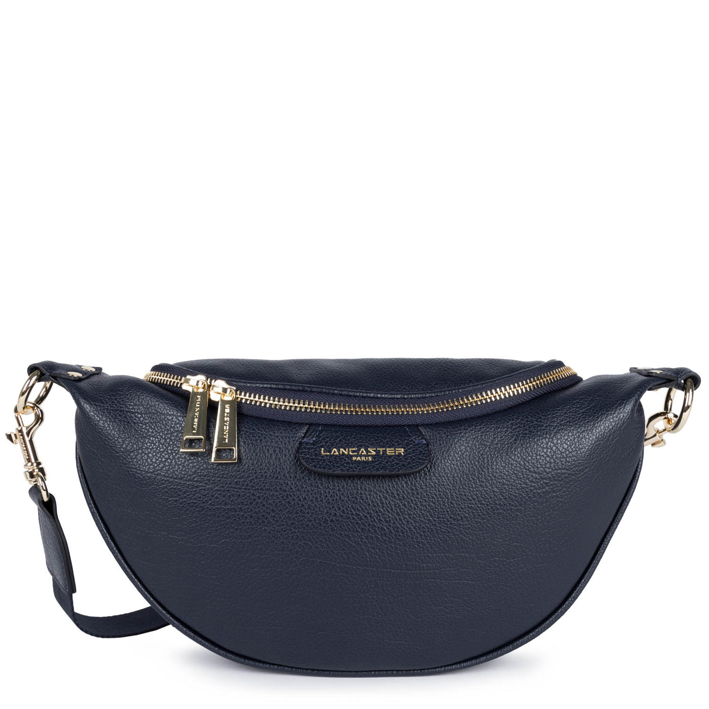 Sac banane Zippé Dune Lancaster 529-85 Bleu Foncé