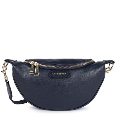 Sac banane Zippé Dune Lancaster 529-85 Bleu Foncé